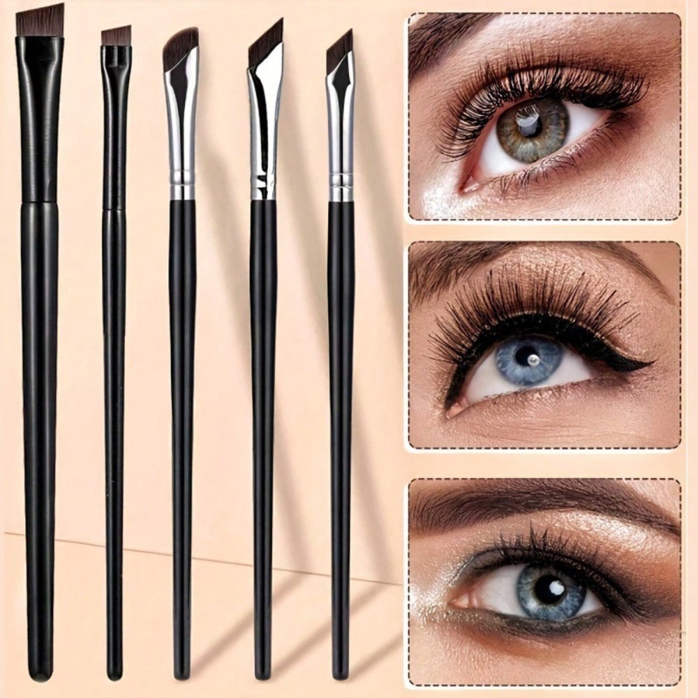 Detailing Brush Set - 5 Set Kuas Rias, Kuas Eyeliner