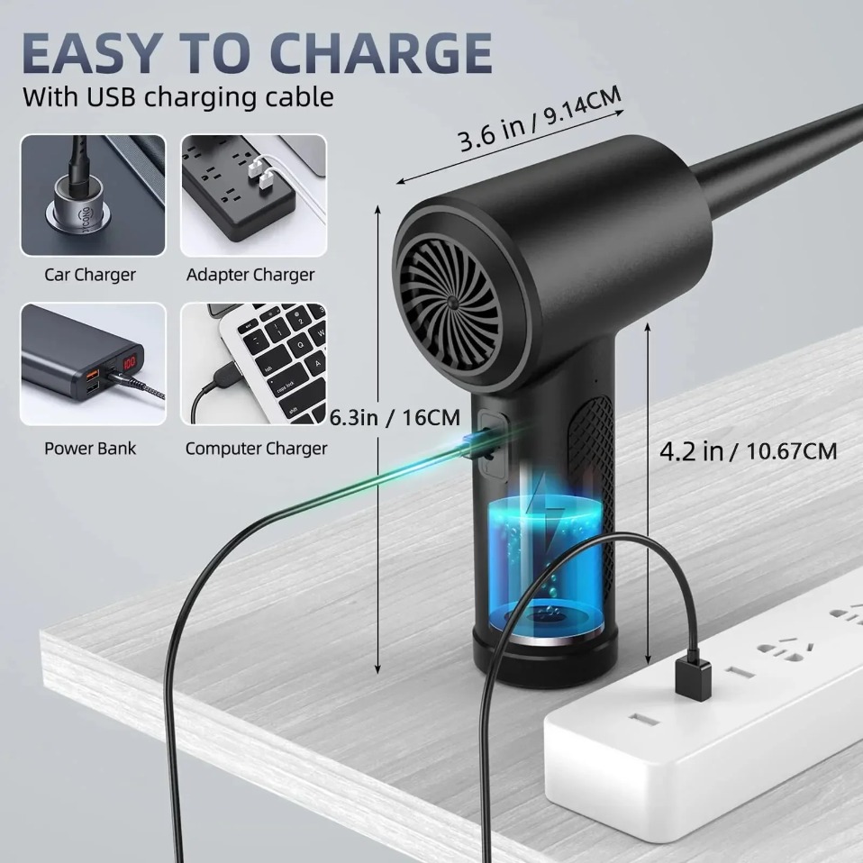 Peniup Udara Nirkabel Listrik  - Dryer Car Blower ulasan dan harga